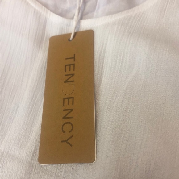 NWT Spring White floral dress w/pink sheer duster - Picture 6 of 8